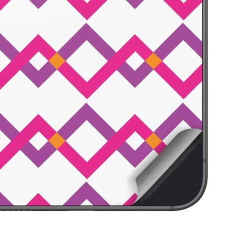 Chevron White Out Galaxy S25 Skin